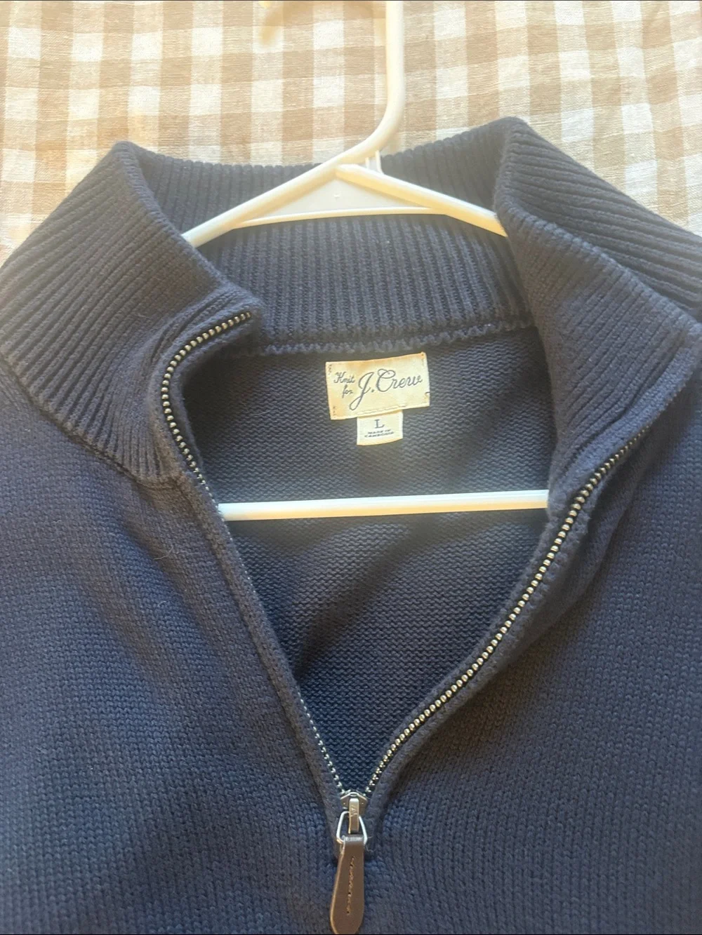 Nautica Men’s Navy Half-Zip Pullover Sweater